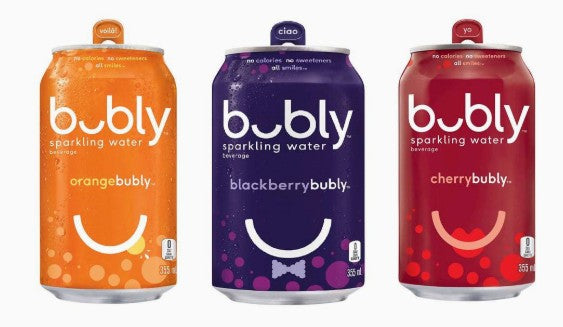 Bubly Sparkling Water Variety 24 x 355 mL