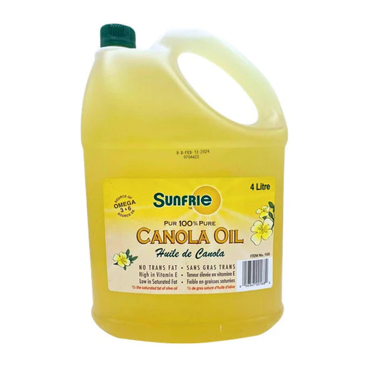 Sunfrie 100% Pure Canola Oil 4L