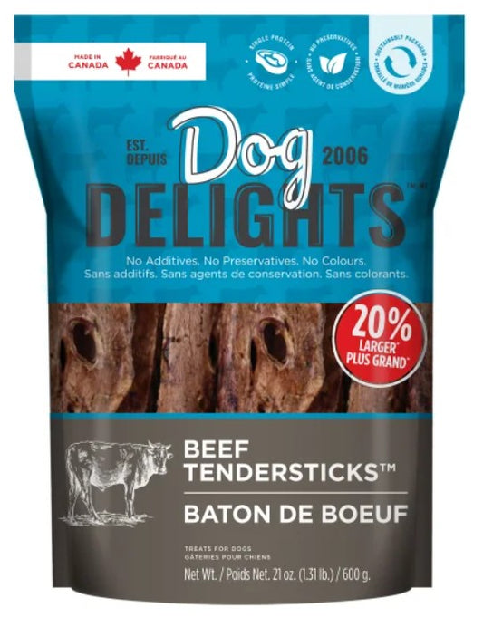 Dog Delights Beef Tendersticks Dog Treats 600 g (1.31 lb.)