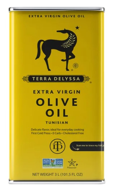Terra Delyssa Extra Virgin Olive Oil, 3 L