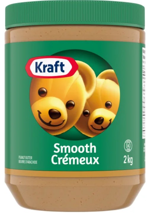 Kraft Smooth Peanut Butter, 2 kg