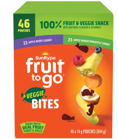 Sunrype Veggie Bites (46 × 14 g)