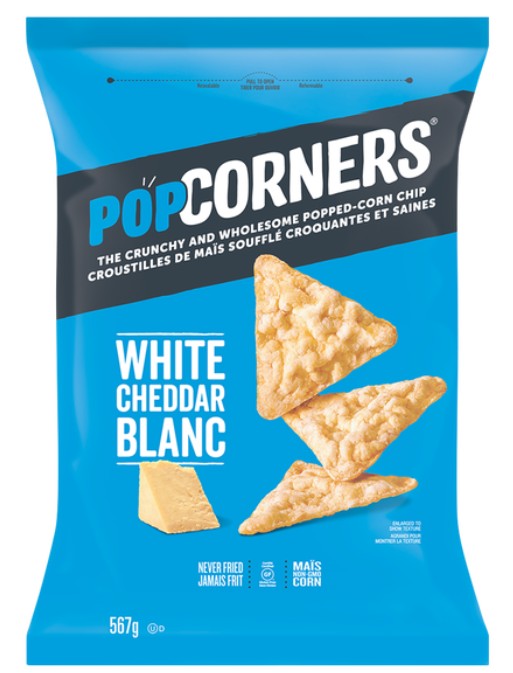 Popcorners White Cheddar 567 g