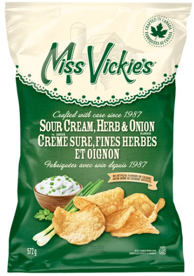 Miss Vickie’s Sour Cream Herb Chips 572g