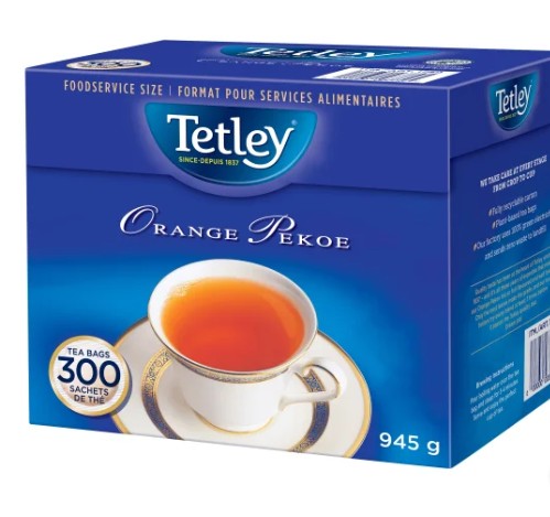 Tetley Orange Pekoe Tea, 300-pack