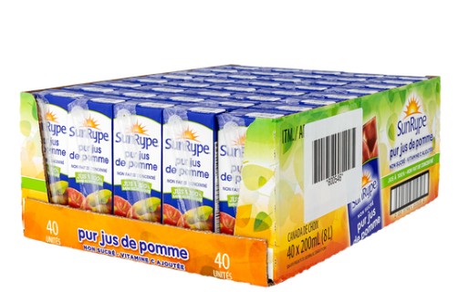 Sunrype Apple Juice 40 x 200 mL