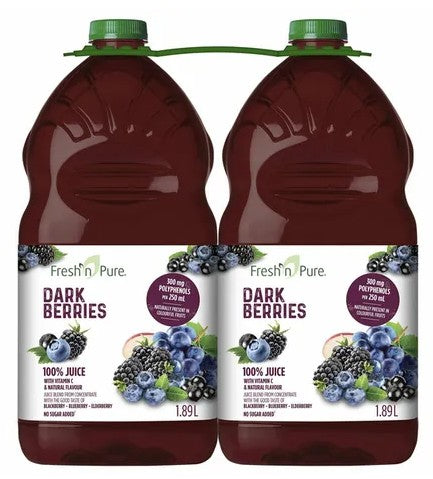 Fresh N Pure Dark Berries 2 × 1.89 L