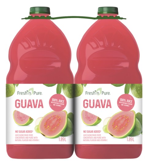 Fresh’n Pure 100% Guava Juice 2 × 1.89 L