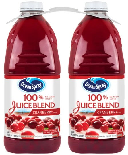 Ocean Spray Cranberry Juice Blend, 2 × 2.83 L
