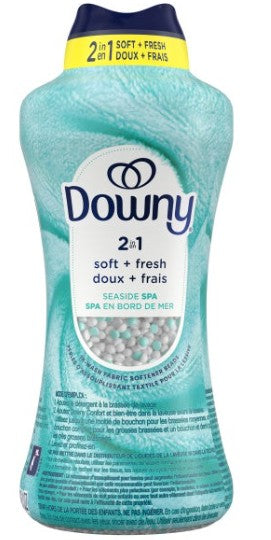 Downy 2-in-1 Soft + Fresh Fabric Softener Seaside Spa, 910 g