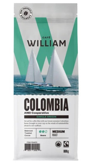 Cafe William Sailboat Colombian 800 g