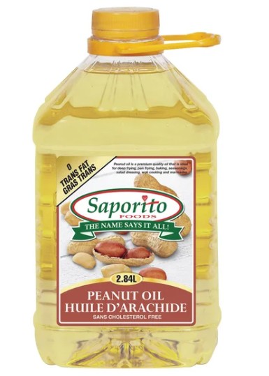 Saporito Peanut Oil 2.84 L