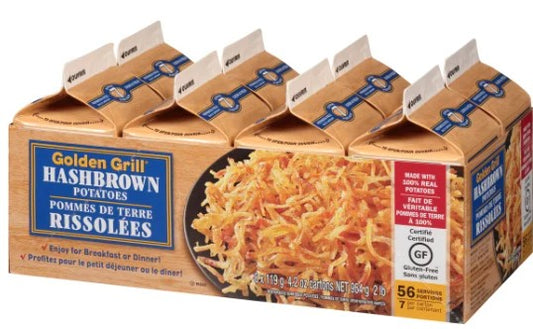 Golden Grill Hashbrown Potatoes, 8 × 119 g