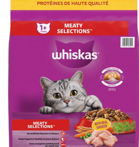 Whiskas Meaty Selections Cat Food 11.6 Kg