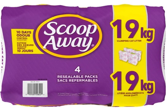 Scoop Away Complete Performance Clumping Cat Litter, Scented, 42 Pounds (19 kg)