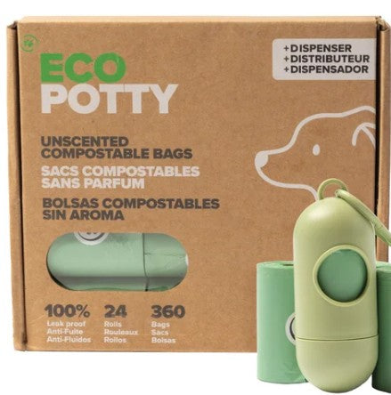 Ecopotty Compostable Poop Bags Pack Of 360